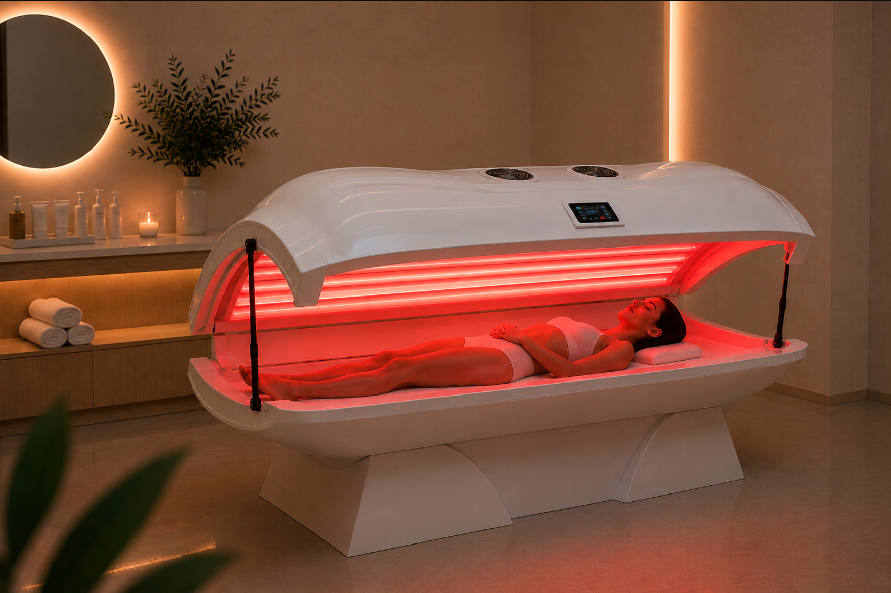 Red light therapy at Beaute Haven