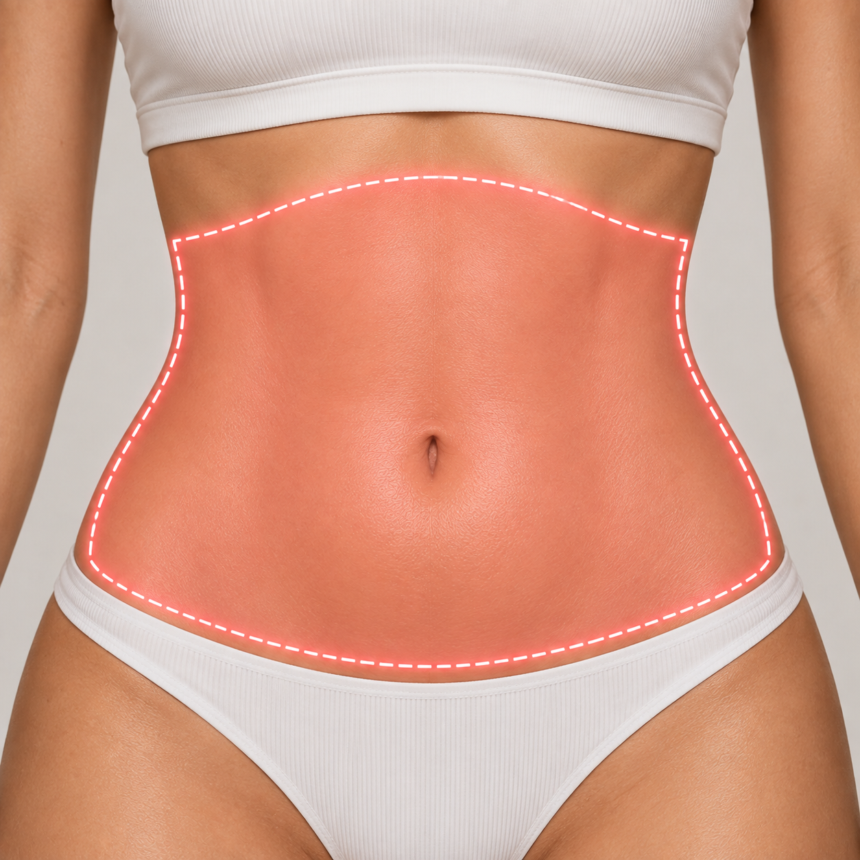 Stomach Skin Needling